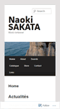 Mobile Screenshot of naokisakata.com