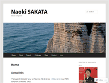 Tablet Screenshot of naokisakata.com